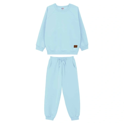 Conjunto Blusão Raglan e Calça Moletom Lik Kids - Masculino