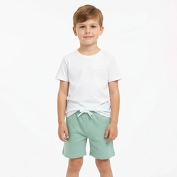 Bermuda Moletinho Algodão Verde Masculina - Bygus