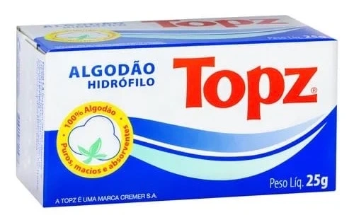Algodão Hidrófilo Topz 25g