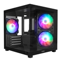 Gabinete Gamer Vinik G-cube Preto Vidro Temperado C/ 3 Fans - Gggcvbk