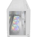 Gabinete Gamer Aerocool Dryft Mini Branco Com 6 Fans Argb Lateral Vidro