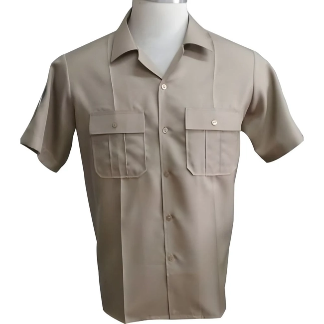 Camisa Bege Exército Brasileiro - Manga Curta (Masculino)