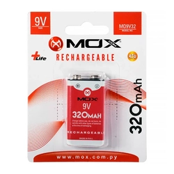 Bateria Mox Recarregavel MO-9V32 9V / 320mAh