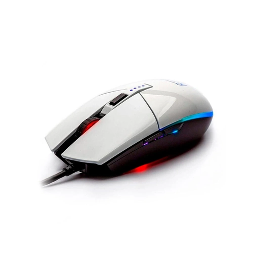 Mouse Gamer Motospeed RGB V50 Branco 4000 DPI - FMSMS0005BRO
