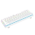 Teclado Mecânico T-dagger Arena Rainbow Dust-proof Branco - T-tgk321w-br