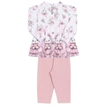 Conjunto Casaco e Legging Bebê Rose Randa Mundu - Feminino