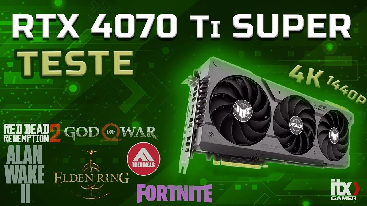 RTX 4070 Ti Super: Teste de Performance em 4K e Ray Tracing!