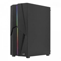Gabinete Gamer Aerocool Mecha Preto Rgb Lateral Vidro