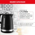 Chaleira Elétrica Arno Soleil Spke 1,7l Preta - 110v