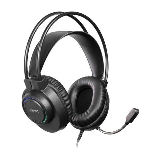 Fone de Ouvido Headset Gamer Vinik Vulcano Usb - Led Rainbow - Vkhsgvcn