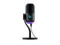 Microfone Logitech Yeti GX, Lightsync, Preto, USB - 988-000568