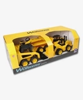 KIT 4 TRATOR ESCAVADEIRA BOBCAT E CACAMBA WORKERS SERIES BRINQUEDO INF ROMA