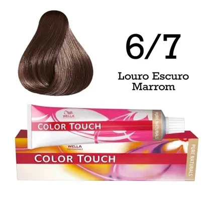 Tonalizante 6/7 Louro Escuro Marrom Color Touch Wella Professionals