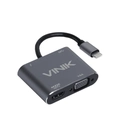ADAPTADOR TYPE C 4-EM-1 PARA HDMI VGA PD E USB 3.0 - AT41VN - VINIK