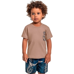 Conjunto Camiseta Manga Curta e Shorts Microfibra Beeloop Masculino