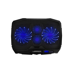 Cooler para Notebook Warrior Ingvar Gamer LED Azul 4 Ventoinhas Warrior - AC332