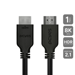 Cabo Hdmi Ultra 2.1 28awg Puro Cobre 8k 1 Metro - Phm21-1