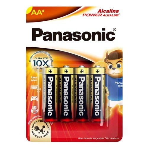 Pilha Alcalina Aa Com 4 Lr6xab/4b192