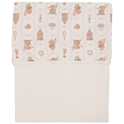 Jogo de Lençol de Berço 3 peças Suedine Feminino - Ratinhas