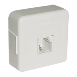 Plug Telefone Pino Macho C/ Jack Americano Jp-12 Marfim