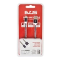Cabo Usb Evus C-055 Fast Charge Tipo c Preto 1,0m