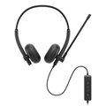 Headset Dell Wh125 Preto Com Fio e Microfone - 520-bblm