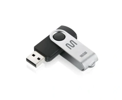 Pen Drive 16gb Twist2 Preto/prata Pd588