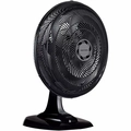 Ventilador Osc Mesa Turbo 6 50cm 6 Pás - 220v -  Preto/prata