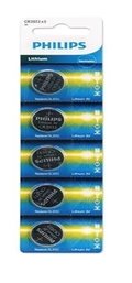 CR2032 Philips - 3V Lithium cartela c/5un.
