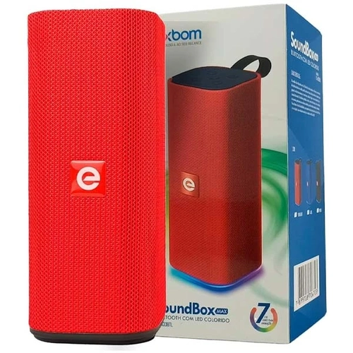 Caixa De Som Bluetooth Cs-m33btl 10w Rms Usb Vermelho