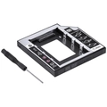 Adaptador Caddy para Hd Ou Ssd Gaveta Dvd Notebook Sata 12.7mm Ac-127