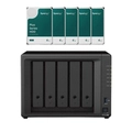 Servidor Nas Synology Diskstation DS1522+ Com 20TB (5 Hds Synology 4TB)
