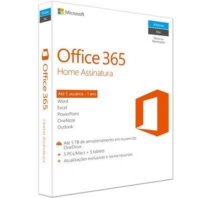 Office 365 Home & Premium FPP 64bits Brazilian - 6GQ-00647