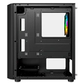 Gabinete Gamer Liketec Dark Revolution, RGB, Mid-Tower, 3x Fans, Vidro Temperado, M-ATX LC-MT-REVOLUTION-2051