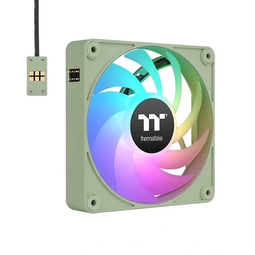 Kit Cooler Fan Thermaltake CT120 EX, Match Green, 3x fans (3x120mm), ARGB - CL-F196-PL12MG-A