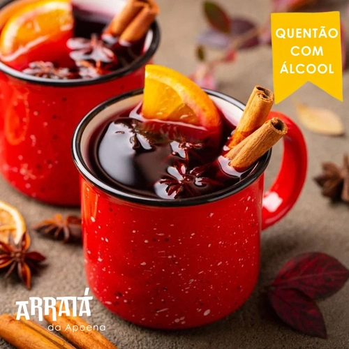 QUENTÃO COM ÁLCOOL  – ARRAIÁ DA APOENA