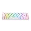 Teclado Gamer Redragon Castor Branco Switch Blue - K631W-RGB-PT-BLUE