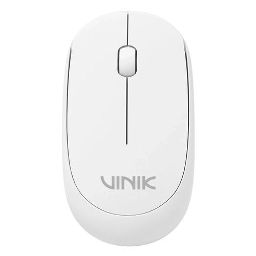 Mouse Sem Fio Vinik Feather 1200dpi Branco - Vf120