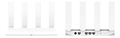 Roteador Wireless Huawei AX2S, Wi-Fi, Gigabit Ethernet, 1500Mbps, Dual Band, 4 Antenas - WS7000