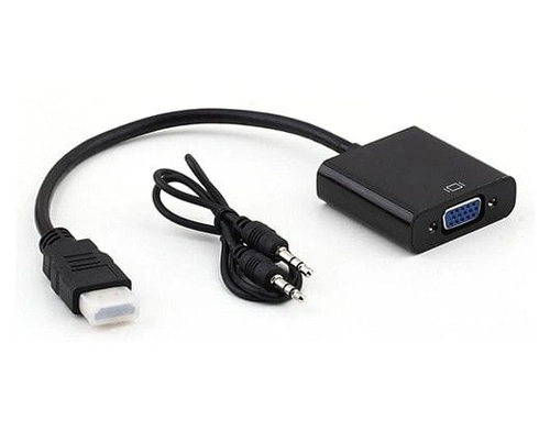 CONVERSOR HDMI MACHO X VGA FEMEA