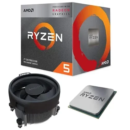Processador AMD Ryzen 5 3400G Box AM4 4 Cores 8 Threads 3.7GHz 6MB Cache Vega 11 Cooler Wraith Spire