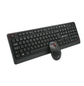 Kit Teclado + Mouse Sem Fio, K-W70BK, Preto, C3Tech