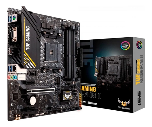 Placa-Mãe AM4 ASUS TUF GAMING A520M-PLUS II DDR4