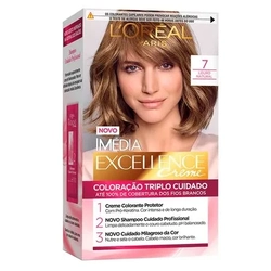 Coloração Imédia Excellence LOréal Paris 7 Louro Natural