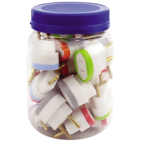 Pino Adaptador Daneva Dn1556 Pote Com 24 Pinos Cores Sortidas