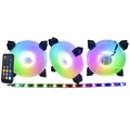 Kit Cooler Gabinete K-MEX 3x120MM RGB - AK-AAF1