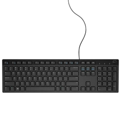 Teclado Dell Kb216 Csg Multimídia Com Fio Preto - 580-adin