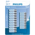 Kit de Pilhas Philips Alcalina AAA + AA 10 Unidades de Cada Lr036p20bp/59
