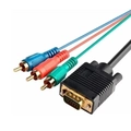Cabo Vga Macho P/ Vídeo Componente 5 Metros - Xc-vga-vc3-5m