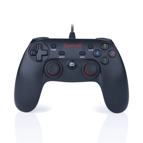 Controle Gamer Redragon Saturn G807 Com Fio PC e PS3 - Cor Preto